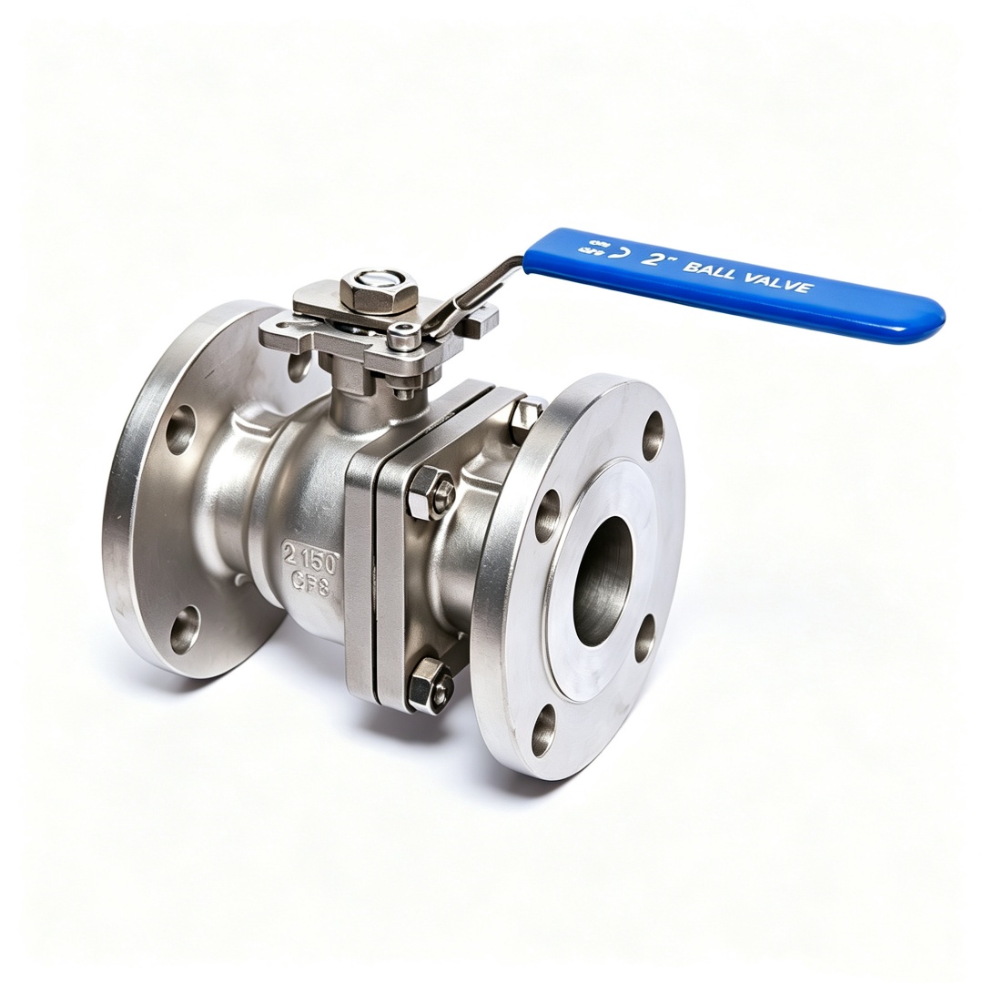 Van bi nổi mặt bích bằng thép không gỉ ANSI CLASS150LB