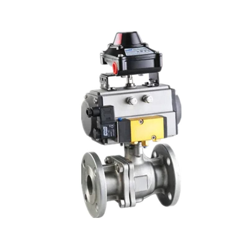 Van bóng mặt bích ANSI ANSI hoạt động bằng khí nén 150lb