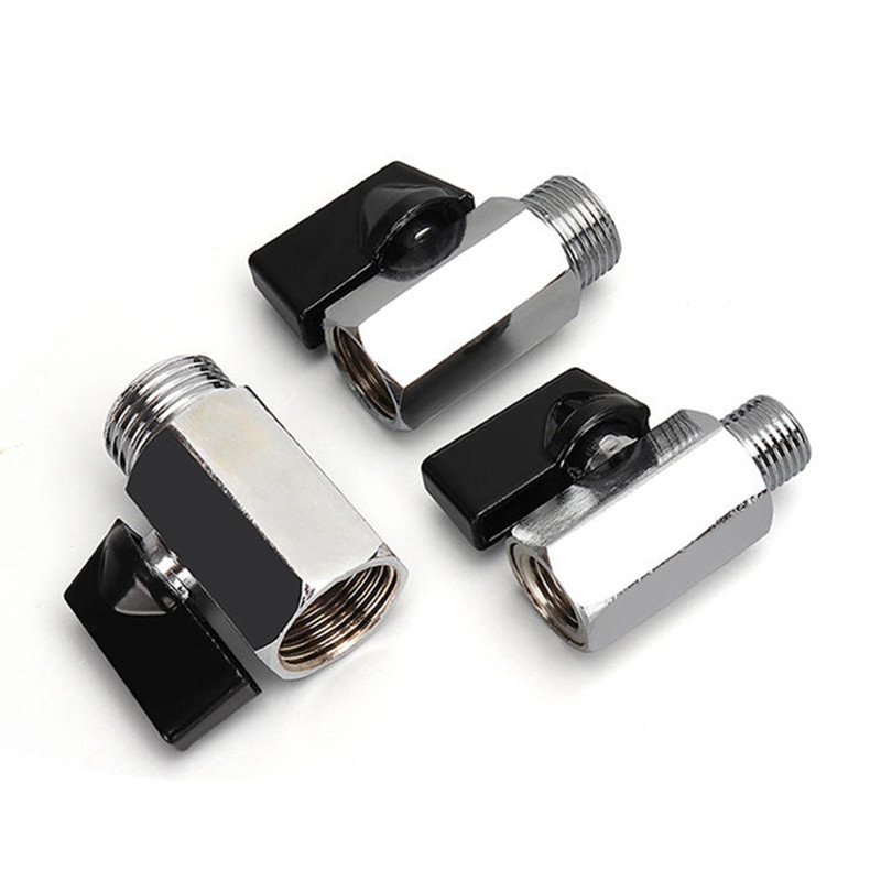 Van bi mini bằng đồng có tay cầm bằng nhôm