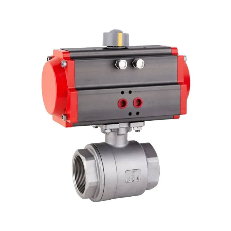 Thép không gỉ ren 2 PC bằng van khí nén