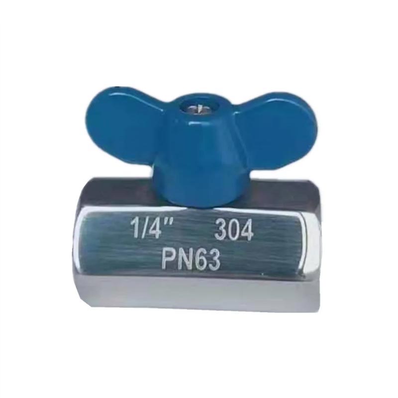 Van bóng mini bằng thép không gỉ ren