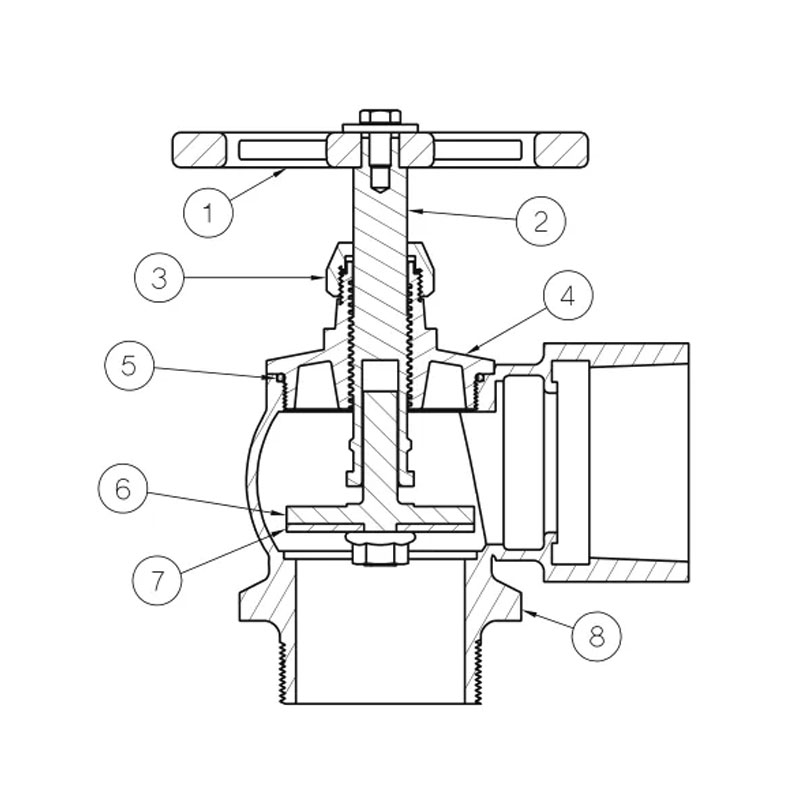 Van hạ cánh bằng thép không gỉ bằng thép không gỉ